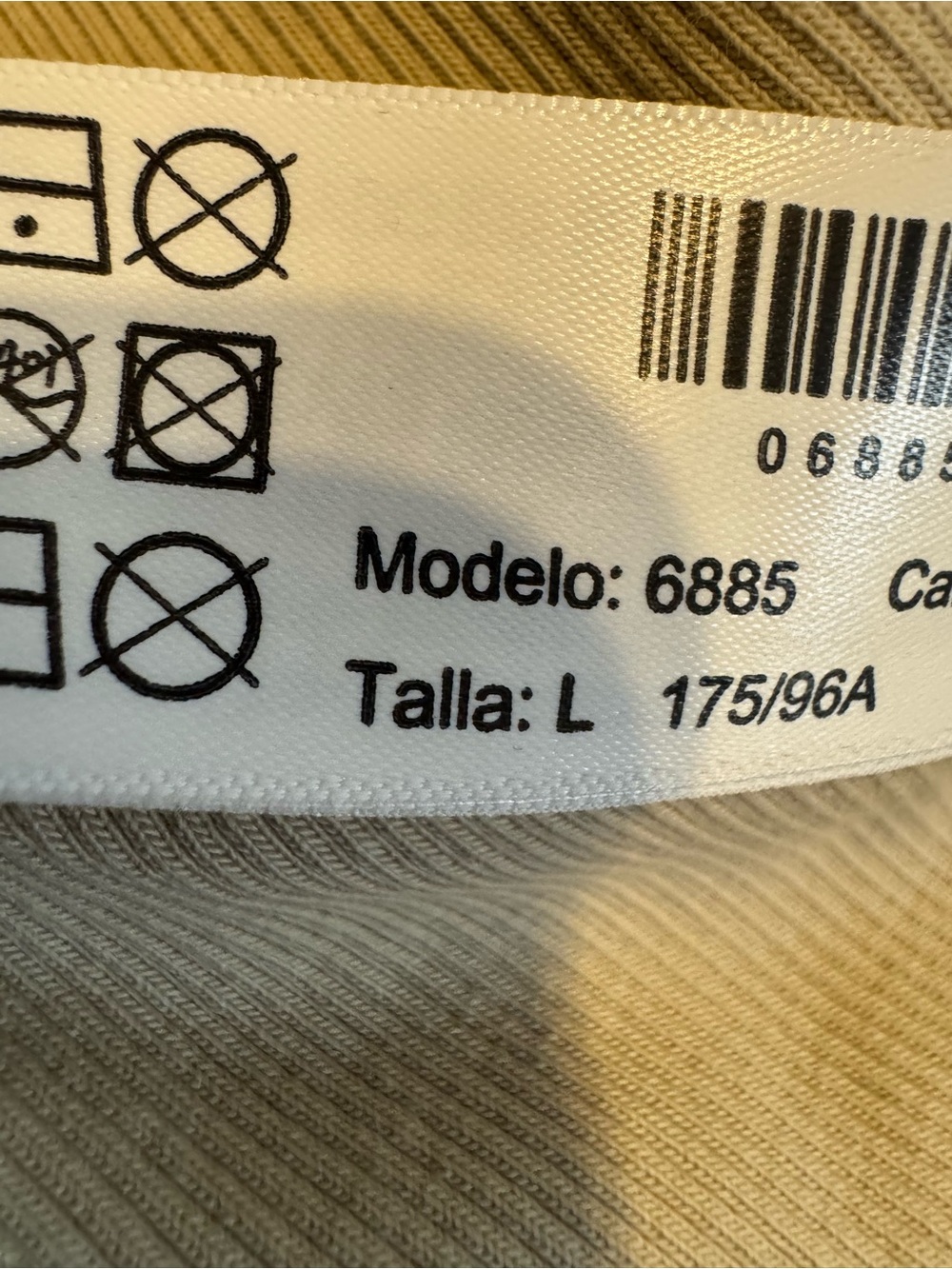 Massimo Dutti Beige Ribbed Crewneck Tank brand new size L - Picture 7 of 9